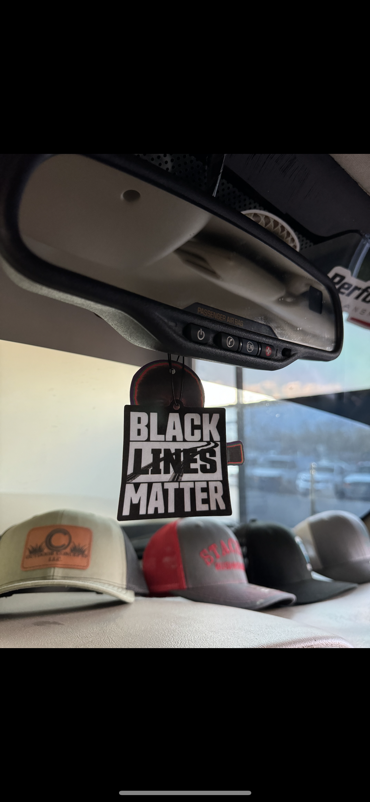 Air Freshners Black Lines Matter